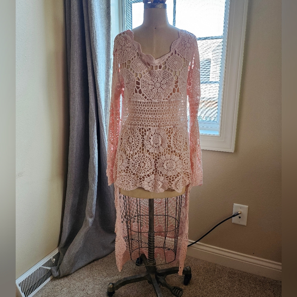 Seventh Avenue Lace Topper - L